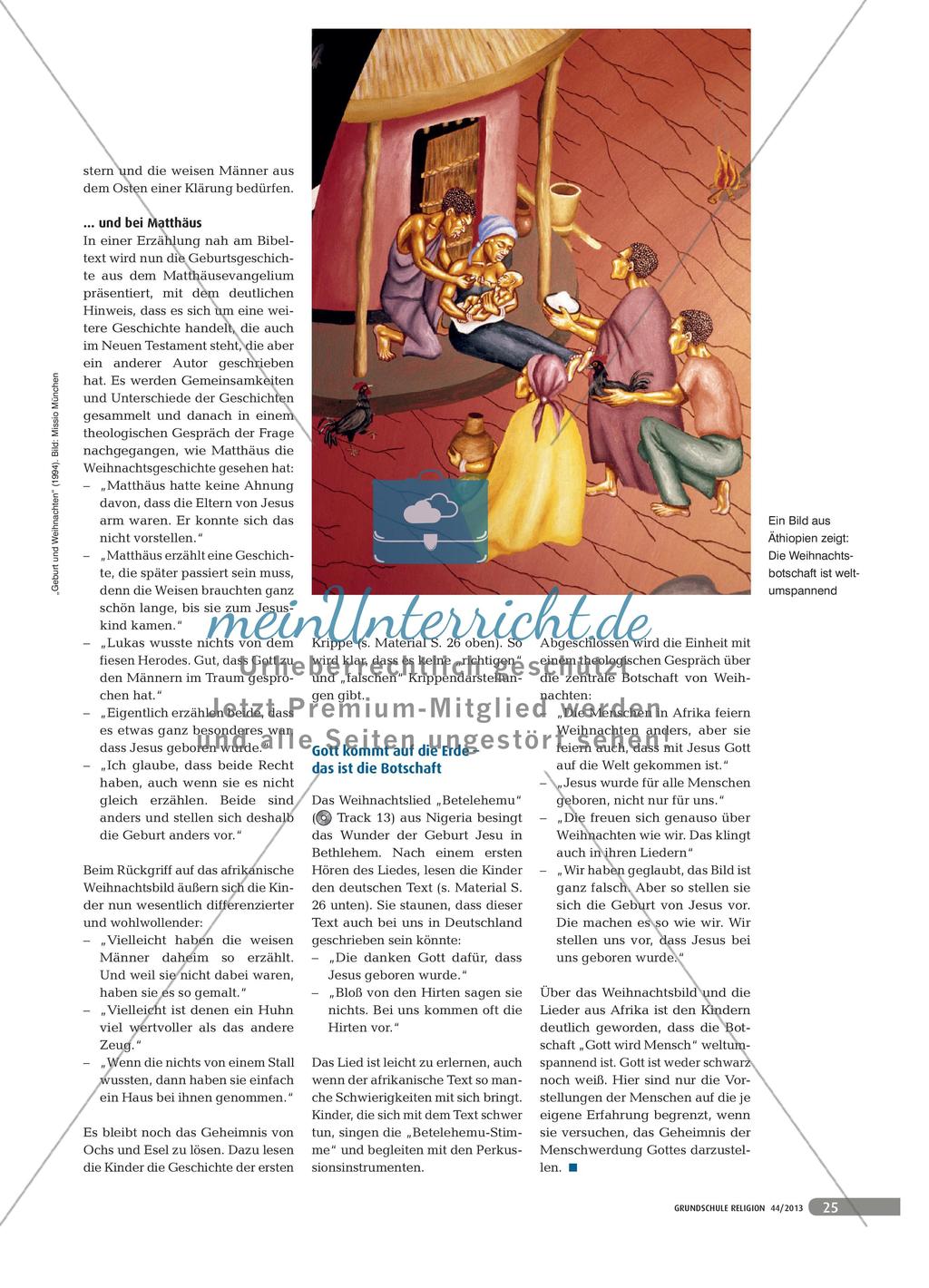 „Josef und Maria waren doch keine Schwarzen!“ - Weihnachten anderswo: Eine Krippendarstellung aus Afrika Preview 2