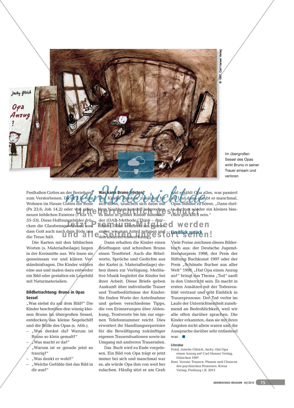 Auf dem Friedhof? Im Himmel? - „Hat Opa einen Anzug an?“: Ein Buch voller Fragen zum Tod Preview 2