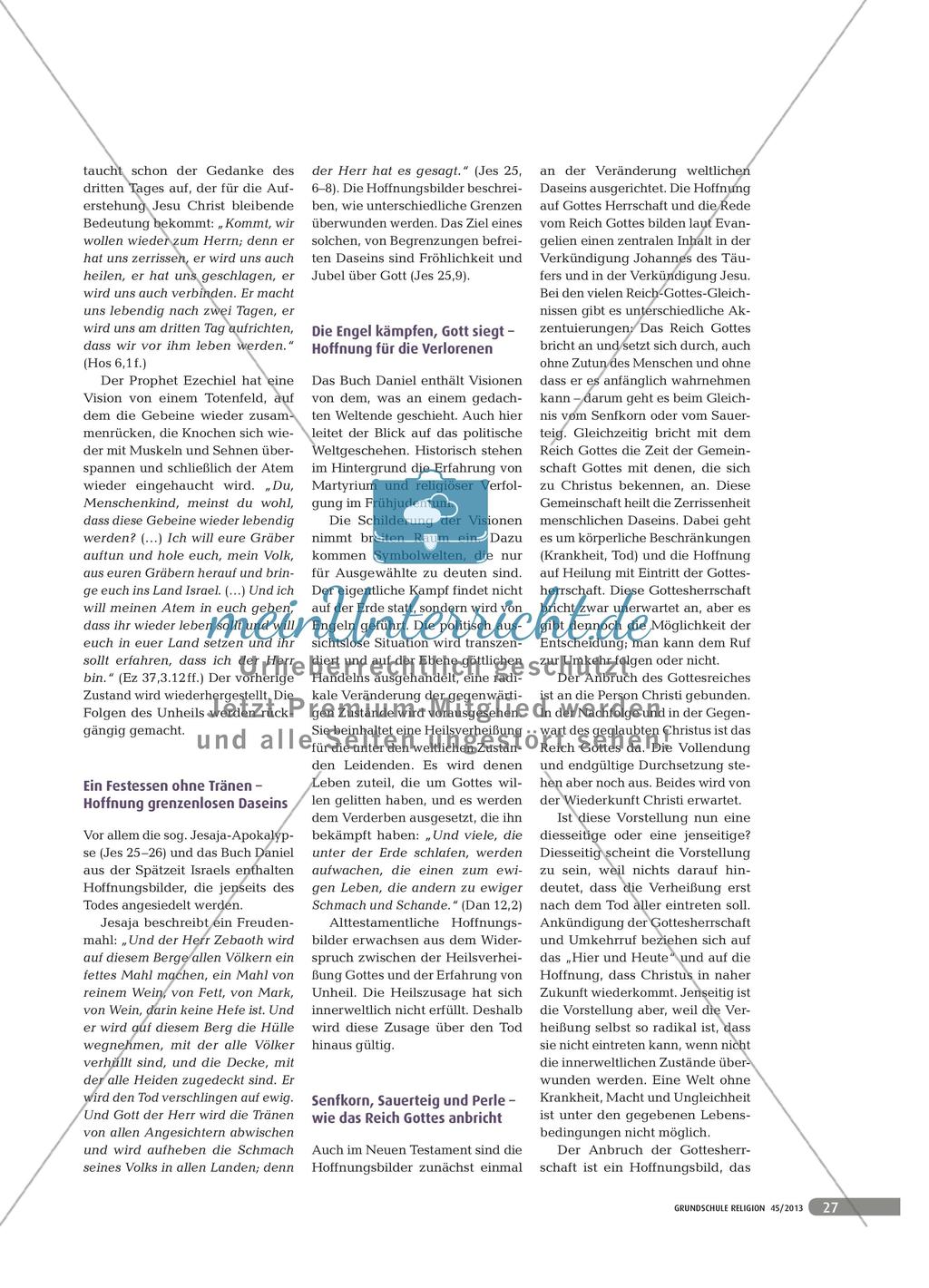 „… dass wir vor ihm leben werden“ - Biblische Hoffnungsbilder vom Leben vor und nach dem Tod Preview 2