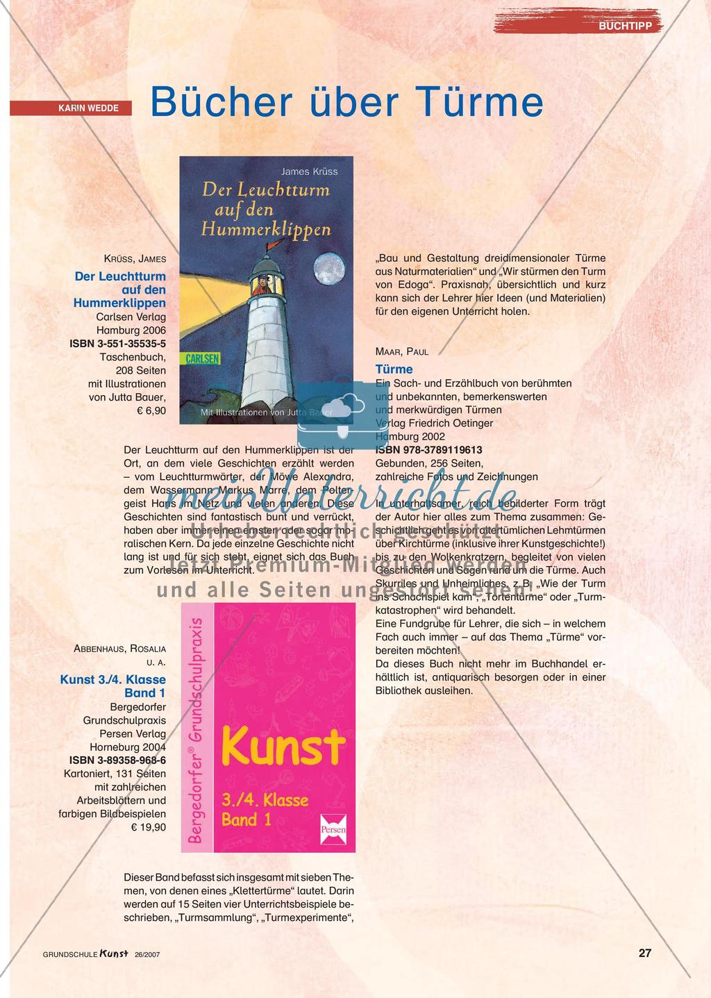 Bücher über Türme Preview 1