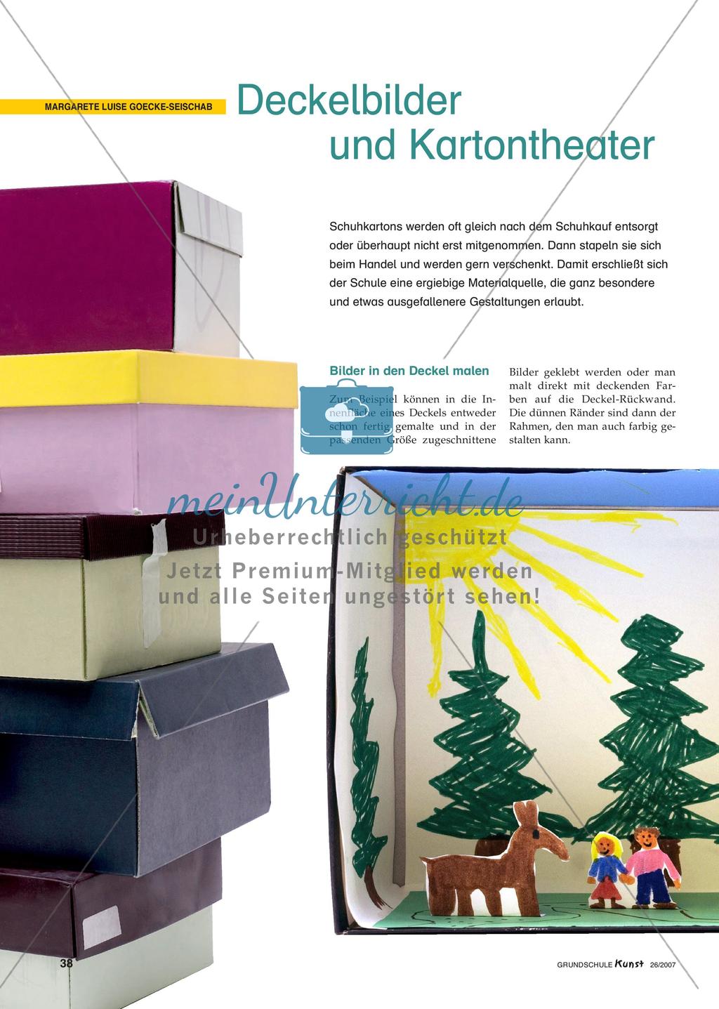 Deckelbilder und Kartontheater Preview 1