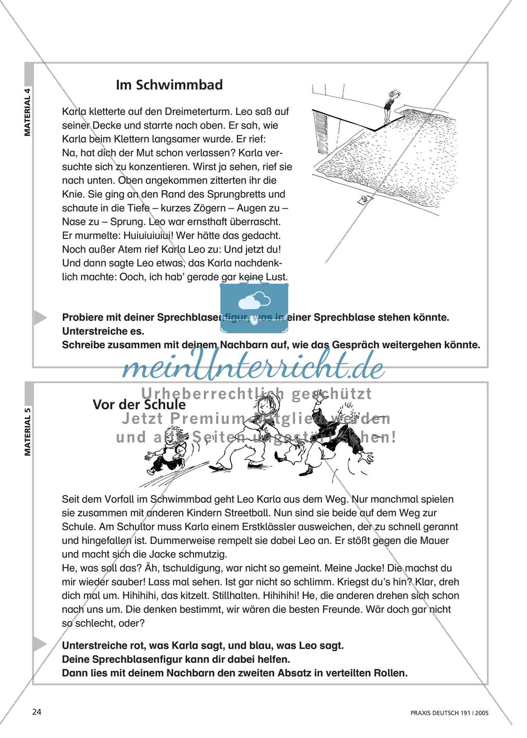 Spricht wer? Wer spricht? - Die Anführungszeichen bei der direkten Rede Preview 5