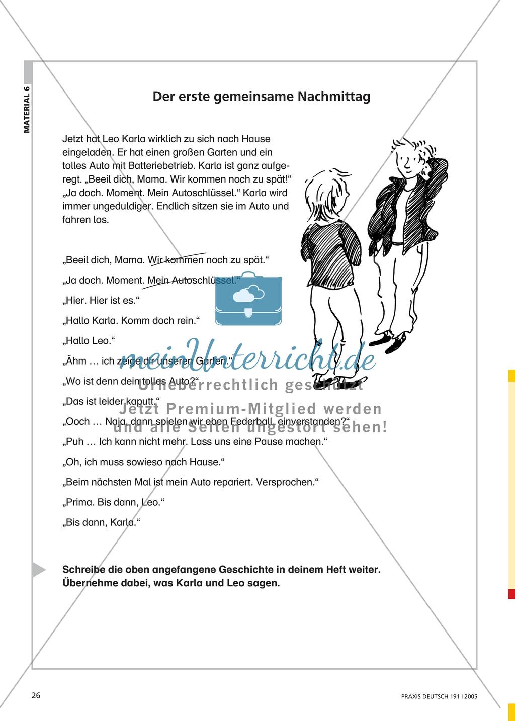 Spricht wer? Wer spricht? - Die Anführungszeichen bei der direkten Rede Preview 7