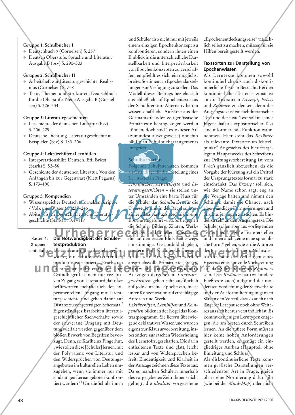 Vom Schulbuchtext zum Lerntext Preview 2