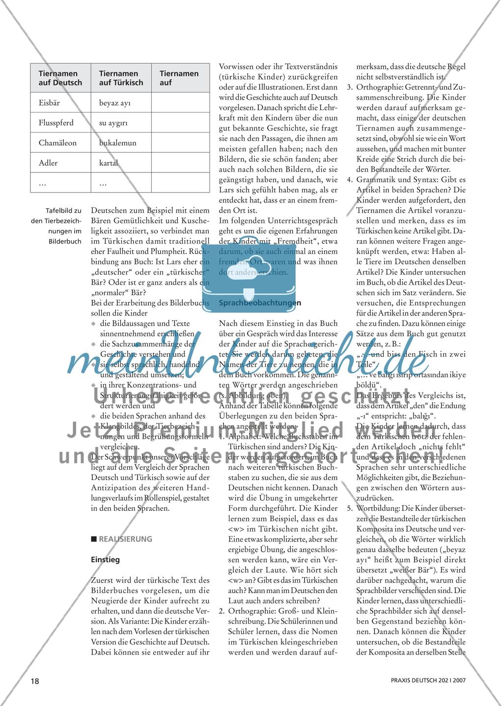 Guten Tag, kleiner Eisbär! Íyi Günler, Beyaz Ayı! - Zweisprachige Bilderbücher im Anfangsunterricht Preview 3