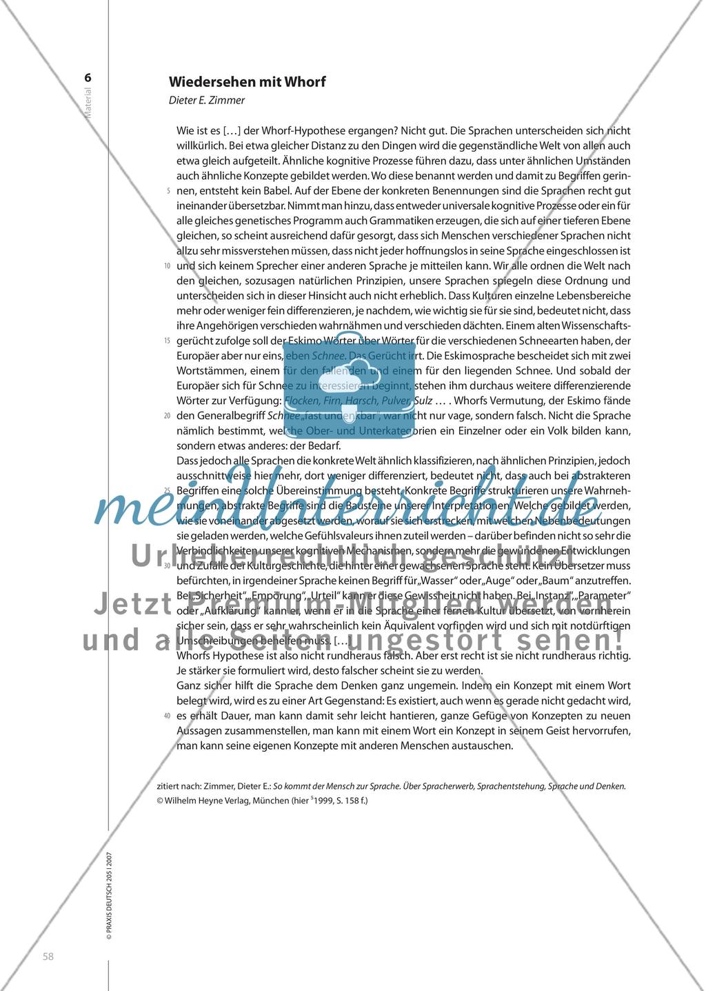 Formt die Grammatik den Gedanken? - Mit kooperativen Verfahren das Verständnis anspruchsvoller Sachtexte erleichtern Preview 9