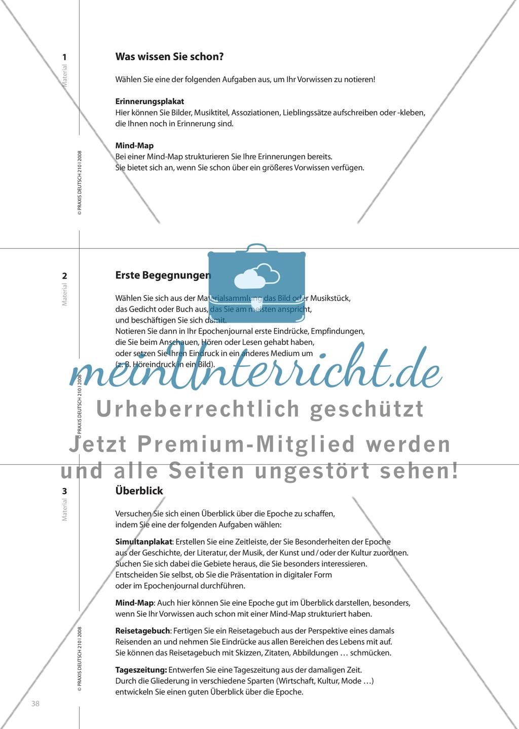 Das „Epochenjournal“ - Eine Epoche recherchieren und präsentieren Preview 3