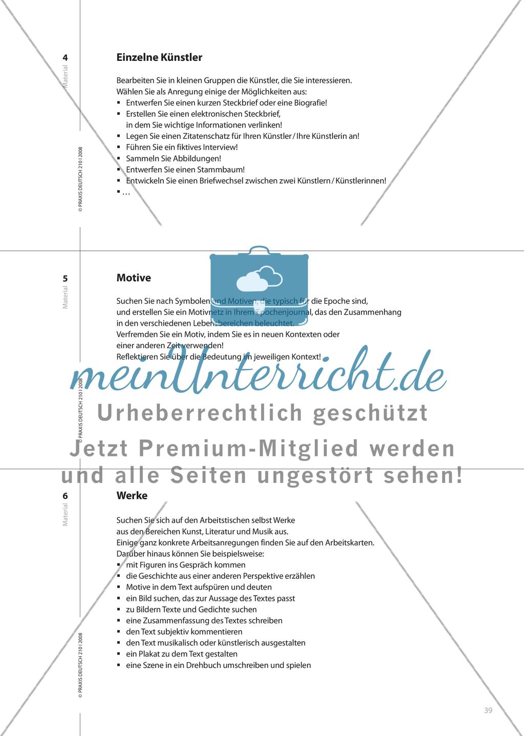 Das „Epochenjournal“ - Eine Epoche recherchieren und präsentieren Preview 4