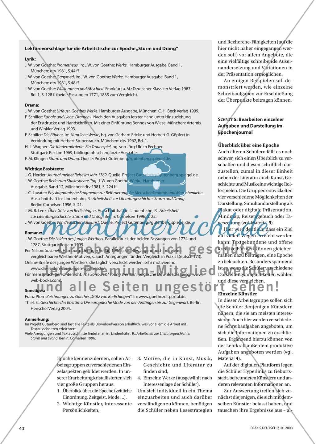Das „Epochenjournal“ - Eine Epoche recherchieren und präsentieren Preview 5