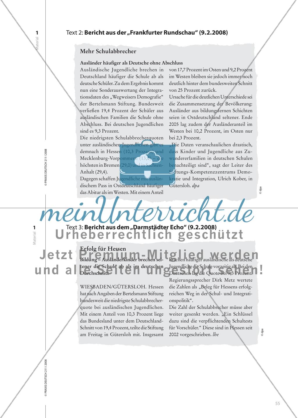 Stellen Sie sich vor, Sie stehen dahinter! - Meinungsmache in Tageszeitungen erkennen Preview 4