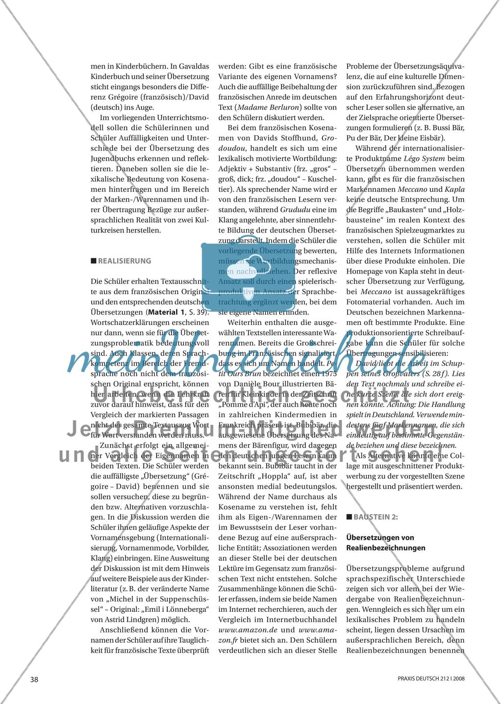 Grégoire wird David Preview 3