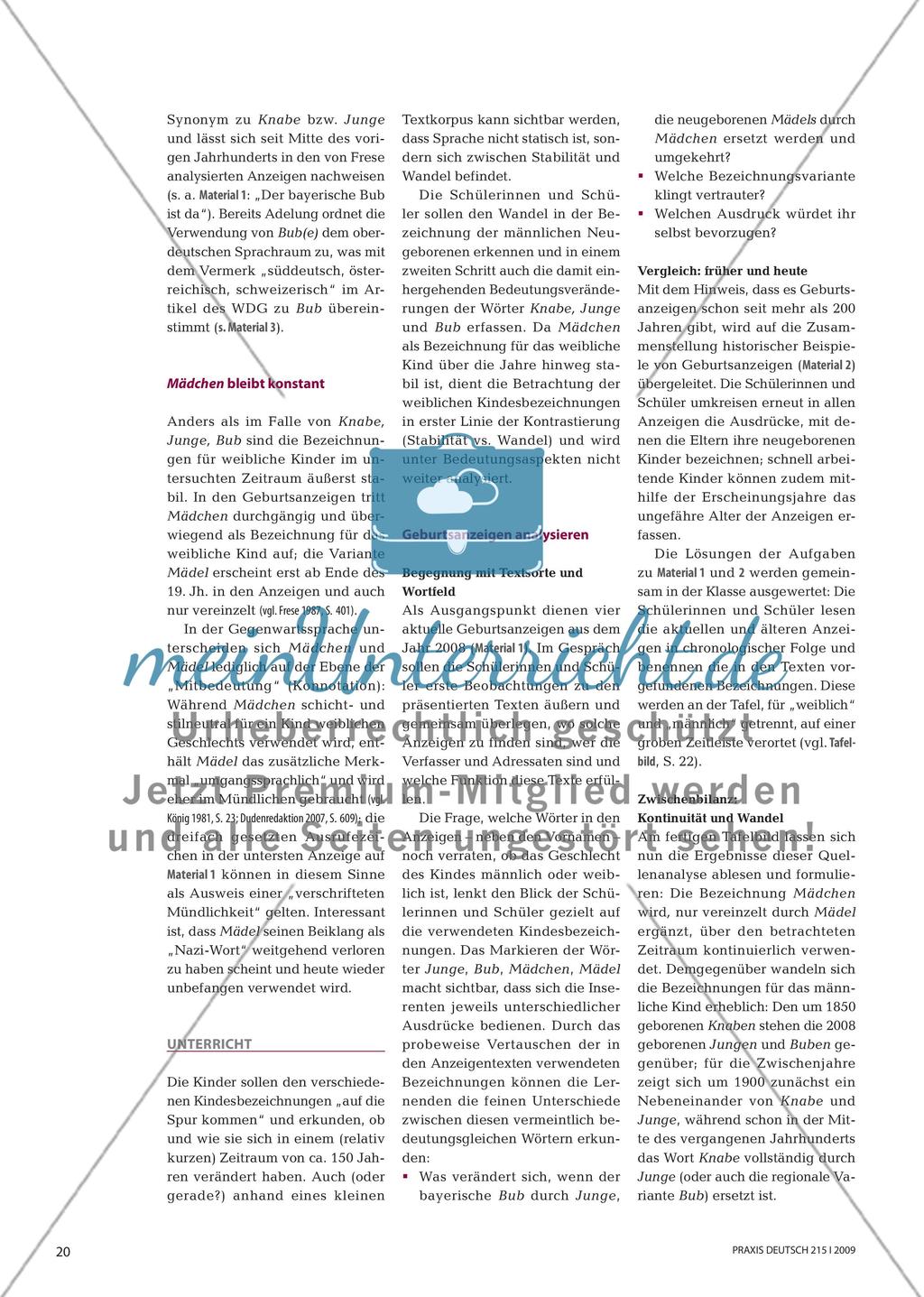 Ein prächtiger Knabe!? - Kindesbezeichnungen im Wandel der Zeit Preview 3
