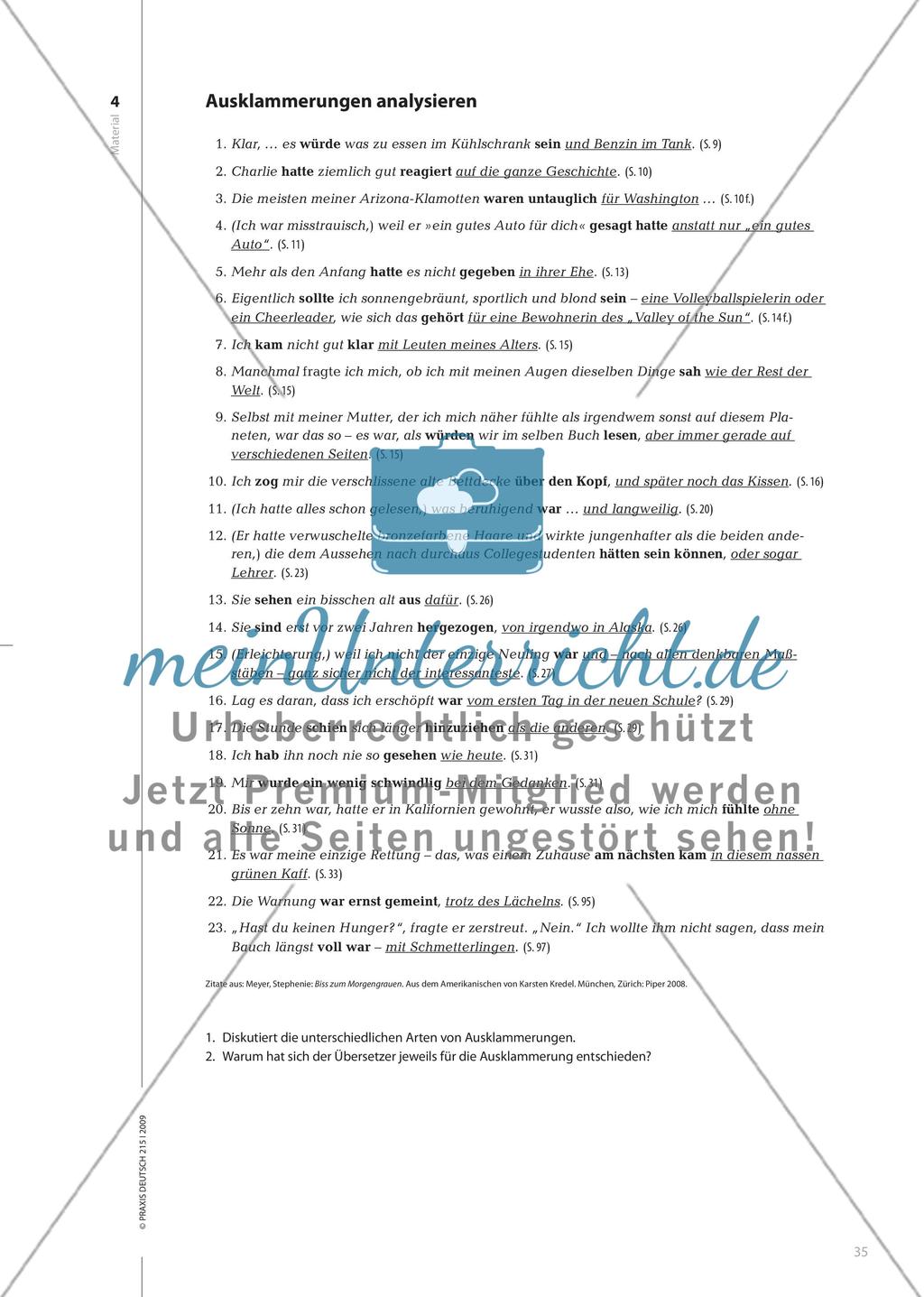 Sprachwandel abbremsen oder beschleunigen? - Die Ausklammerung im Deutschen Preview 6