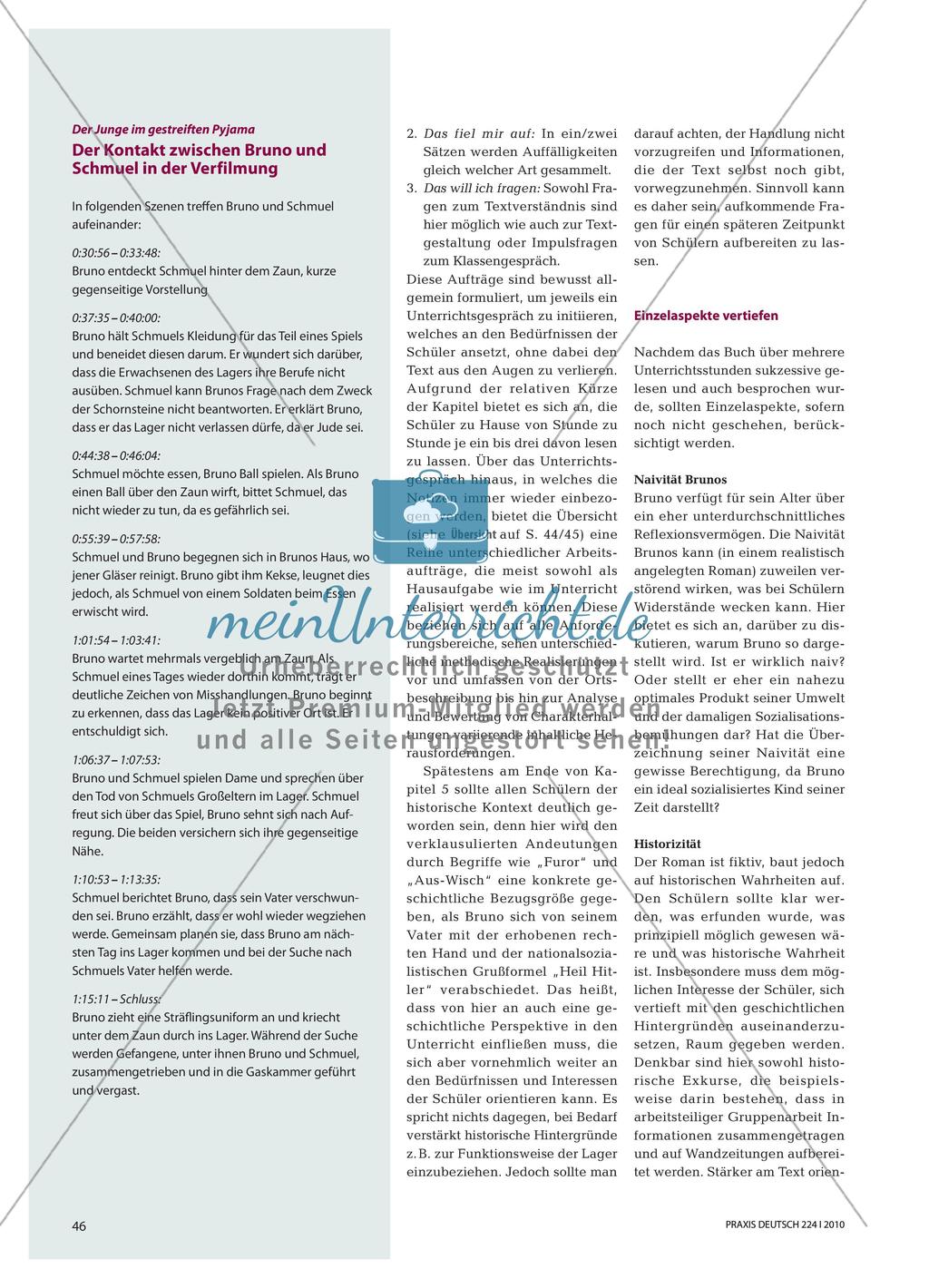 Literarisches und historisches Lernen mit John Boynes