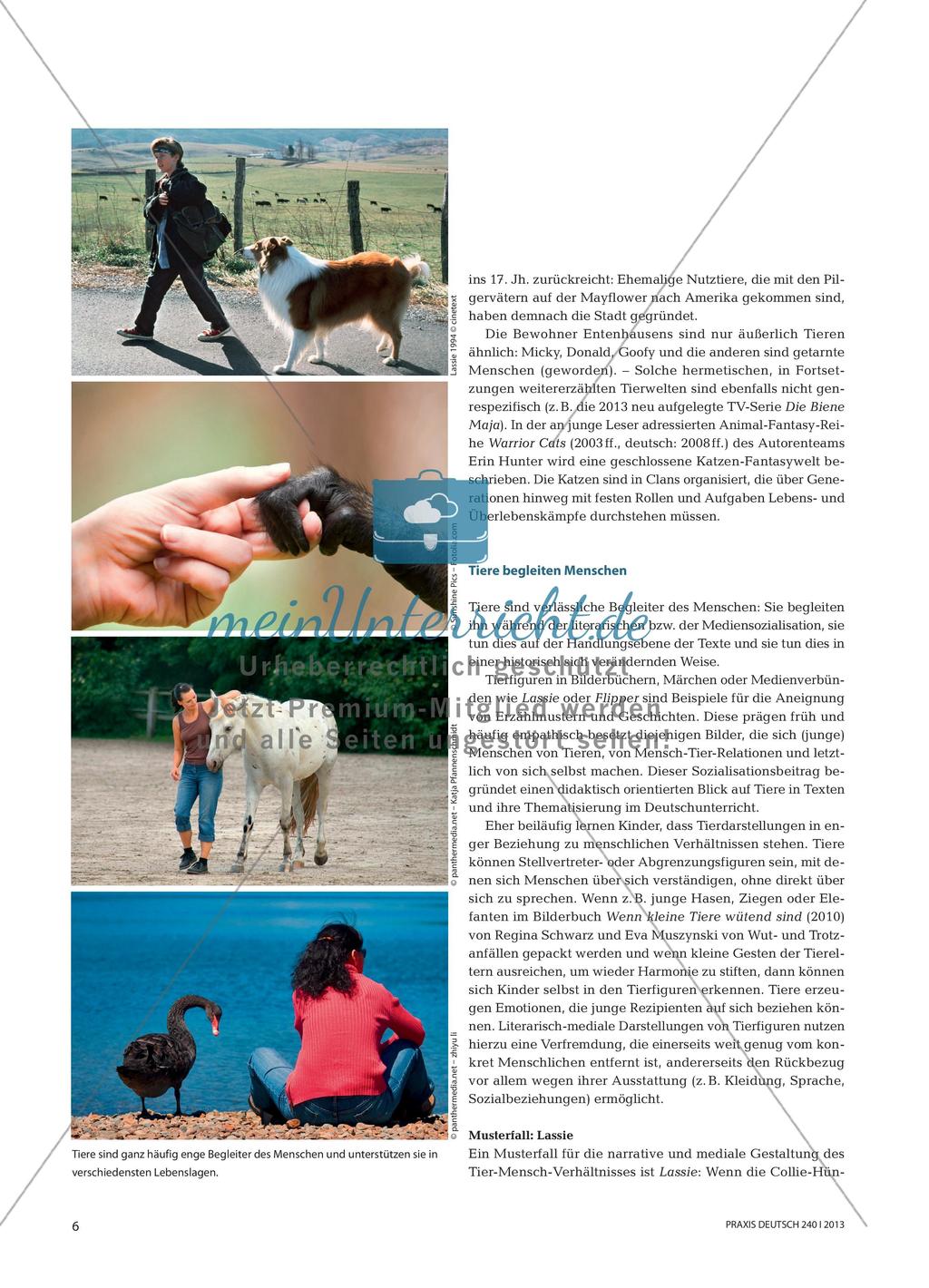 „Hund – Katze – Maus“: Tiere in Texten Preview 3