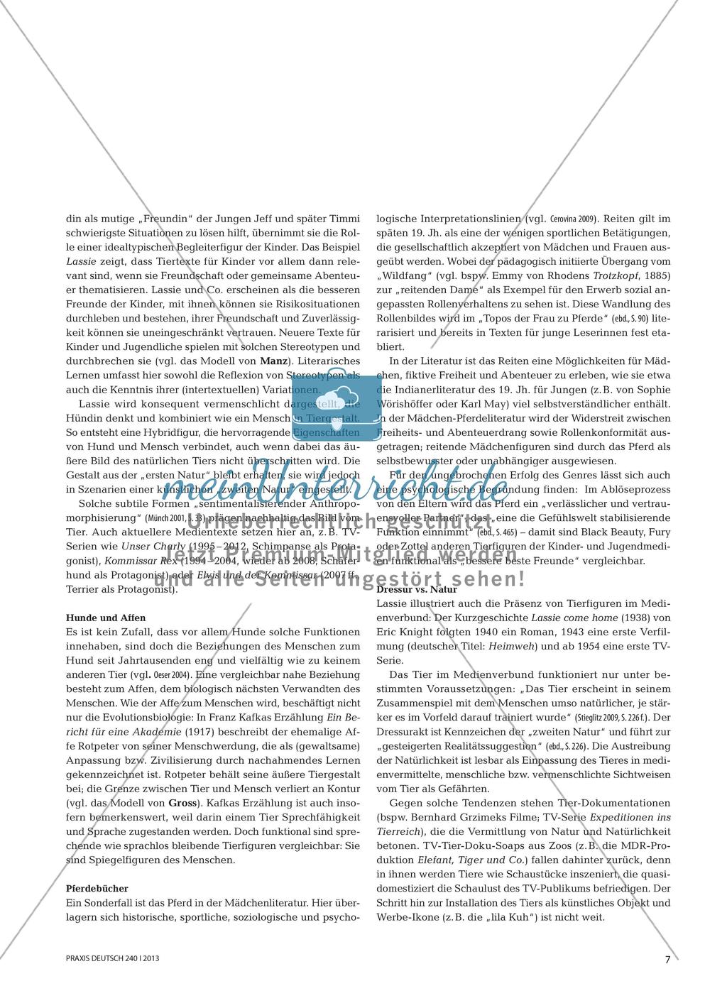 „Hund – Katze – Maus“: Tiere in Texten Preview 4