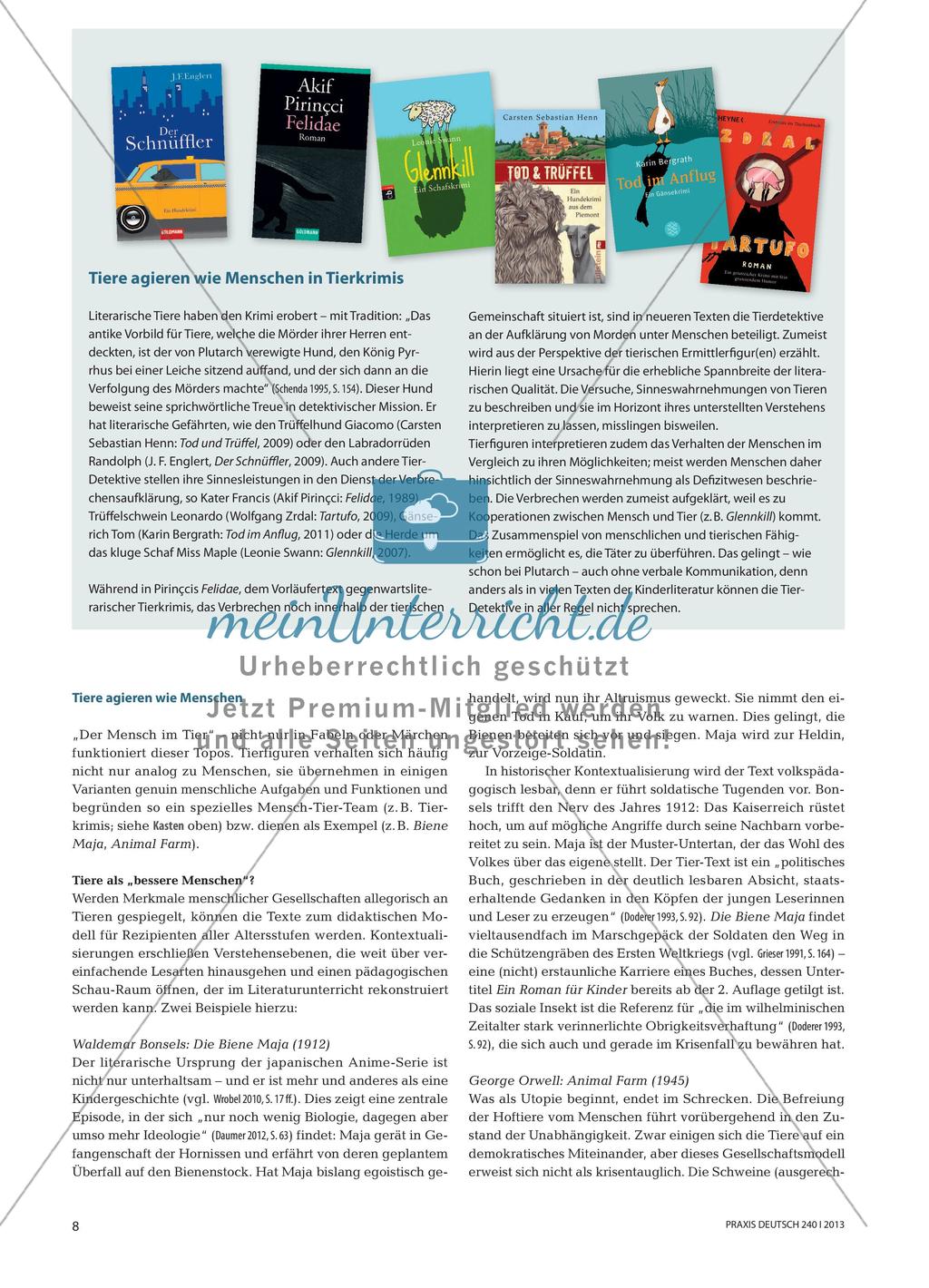 „Hund – Katze – Maus“: Tiere in Texten Preview 5