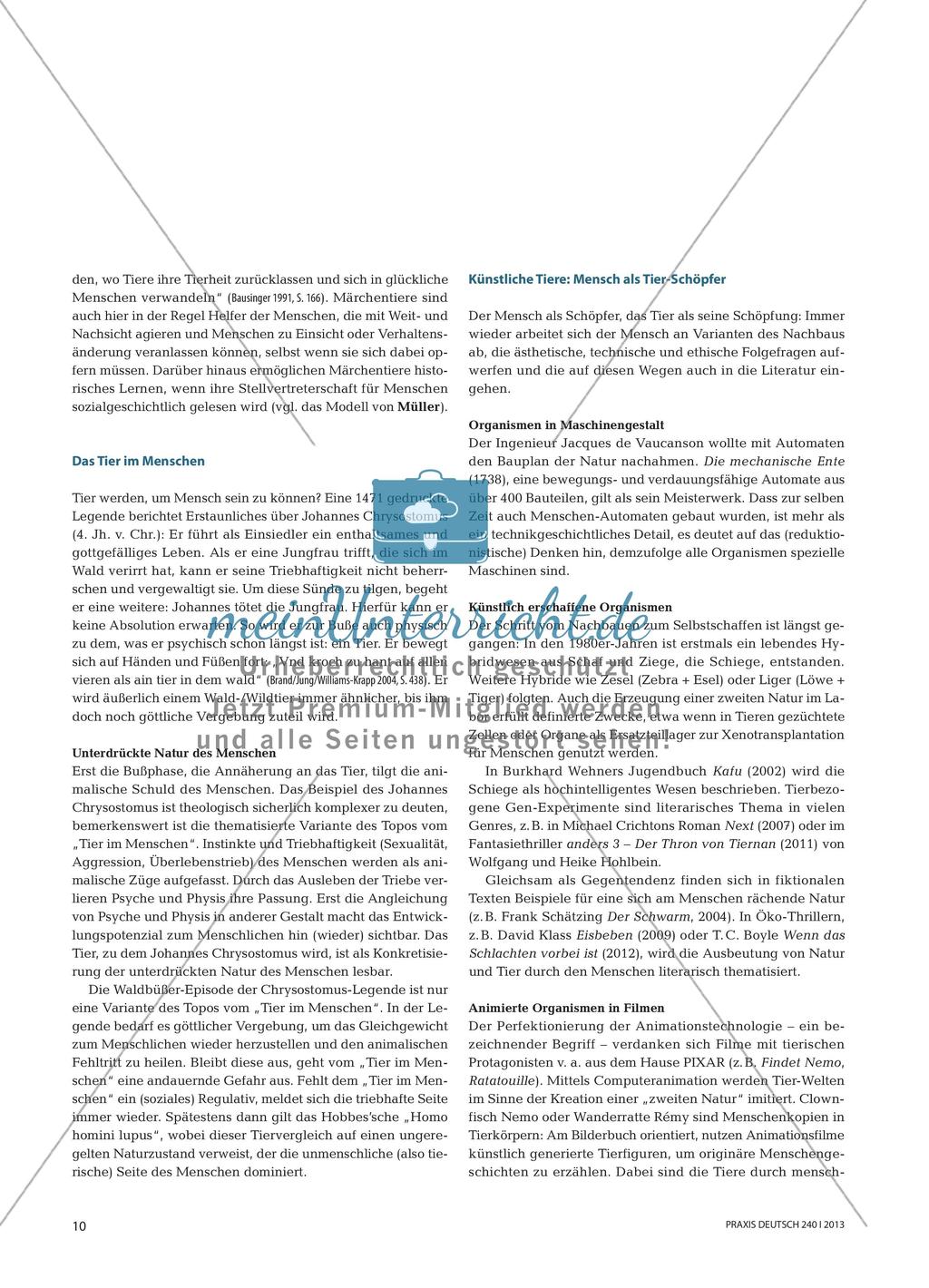 „Hund – Katze – Maus“: Tiere in Texten Preview 7