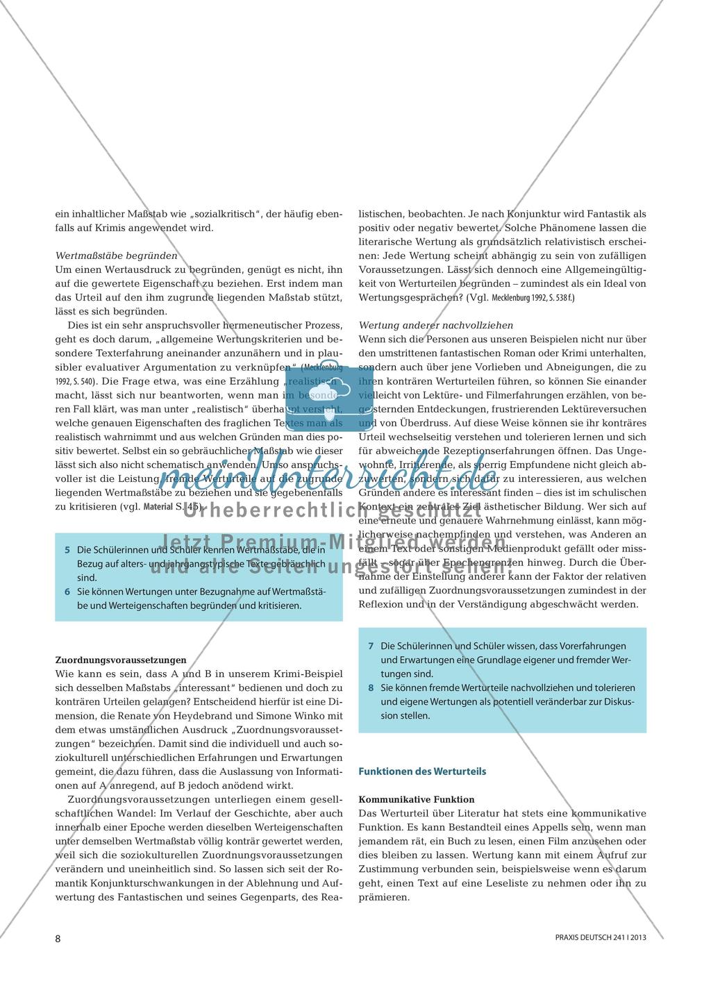 Literarische Texte werten Preview 5