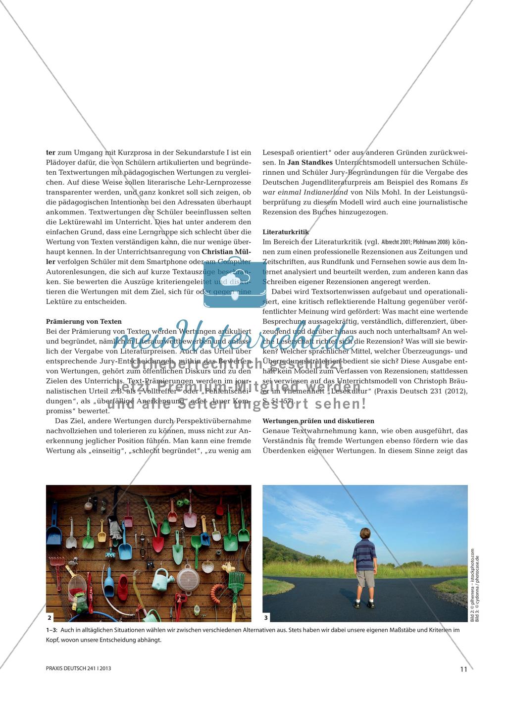Literarische Texte werten Preview 8