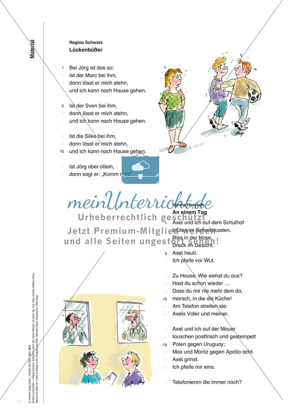 Streiten muss sein!? - Ein Gedicht auswählen und über Wertungen sprechen Preview 5