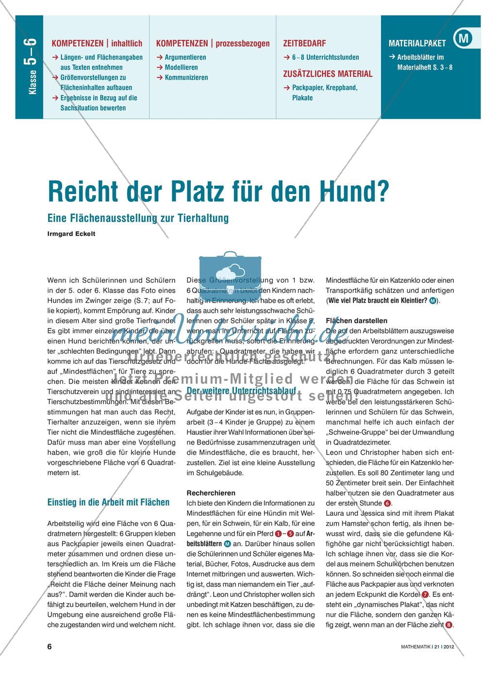 Reicht der Platz für den Hund? - Eine Flächenausstellung zur Tierhaltung Preview 1