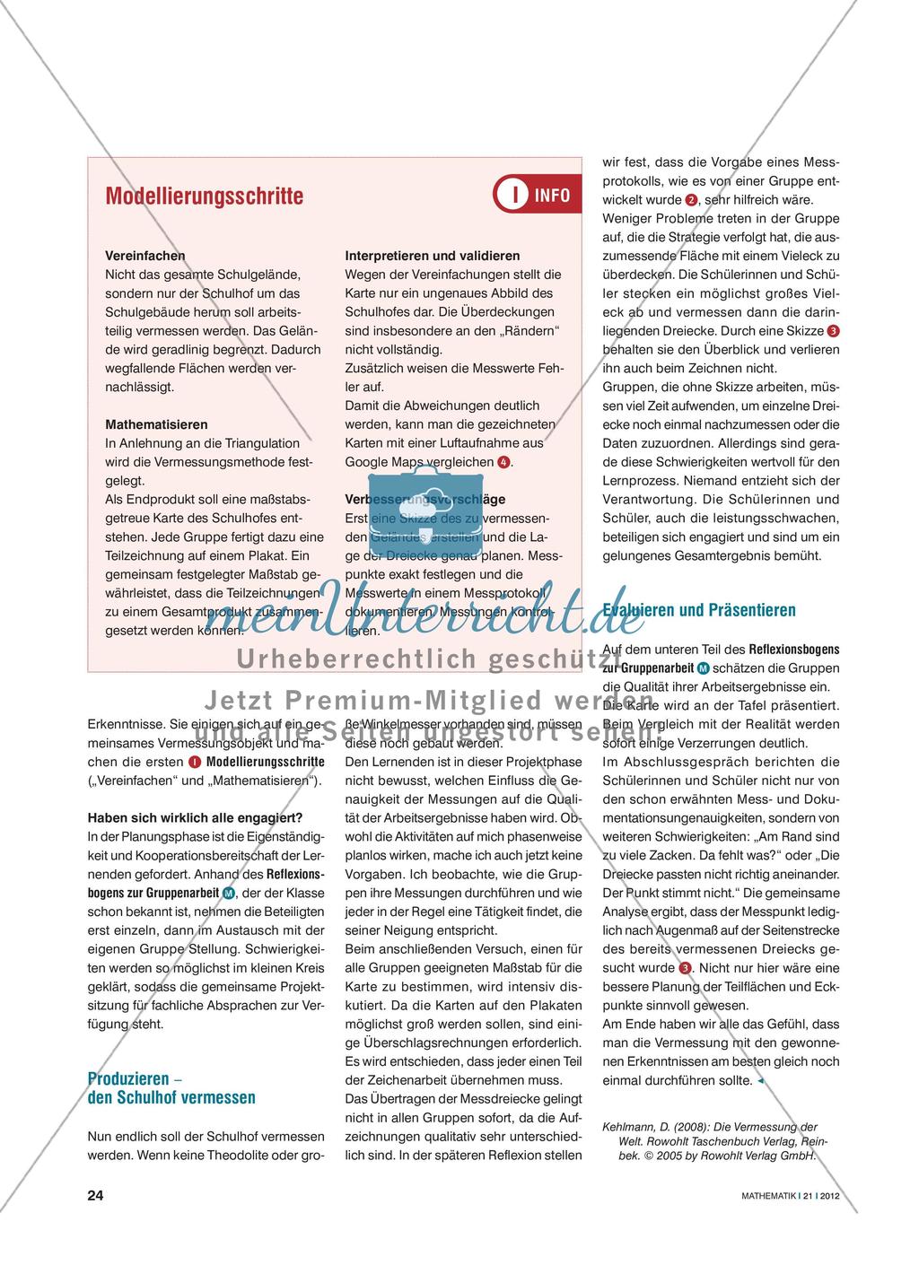 Wir vermessen unsere Welt - Dreiecke als mathematisches Modell Preview 3