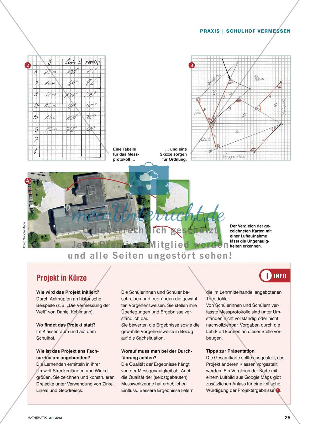 Wir vermessen unsere Welt - Dreiecke als mathematisches Modell Preview 4