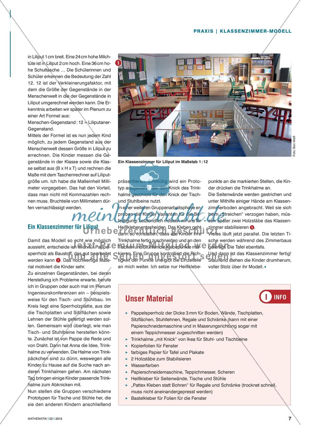 Bauen für Liliput - Ein maßstabsgetreues Modell des Klassenzimmers Preview 2