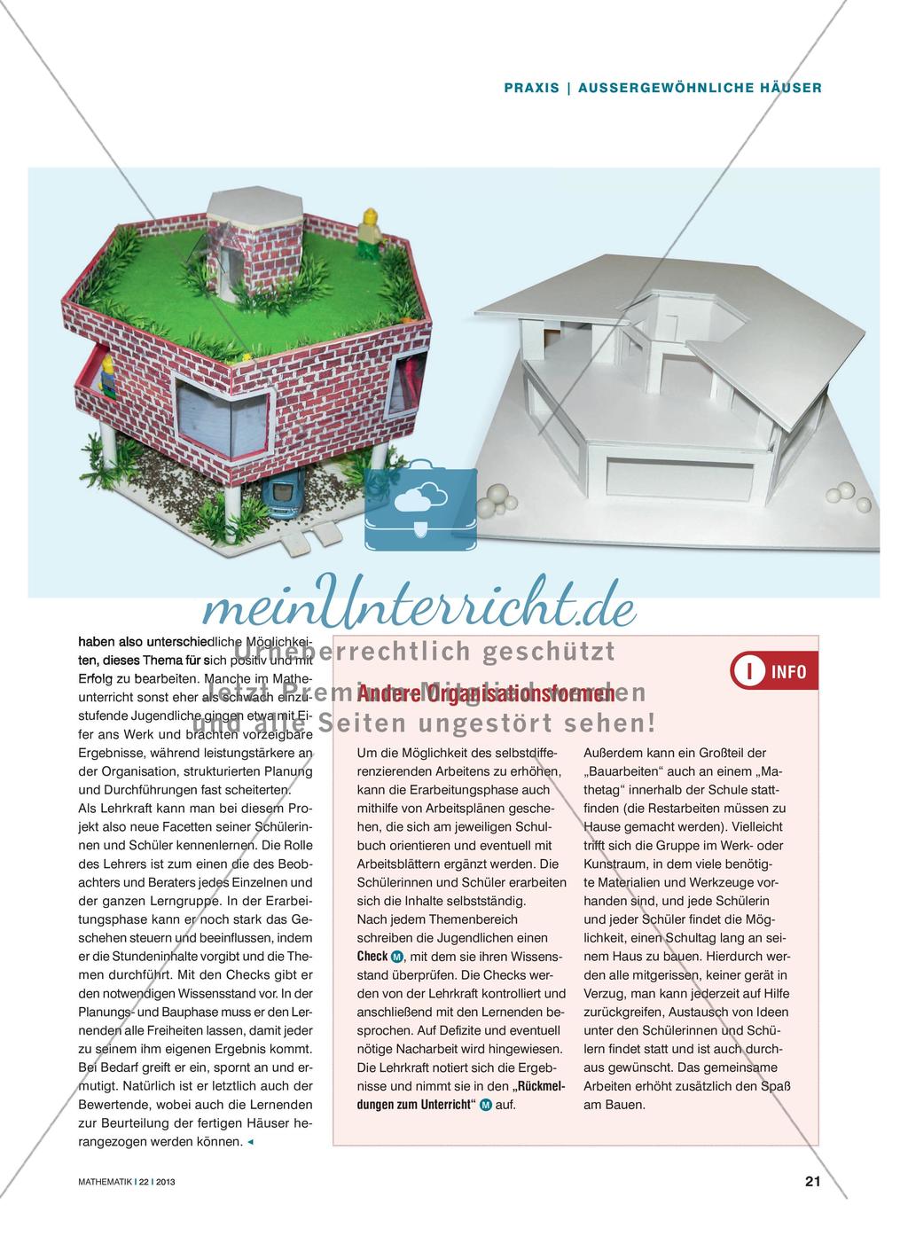 Außergewöhnliche Wohnhäuser - Miniaturmodelle nach eigenen Plänen und Berechnungen Preview 4