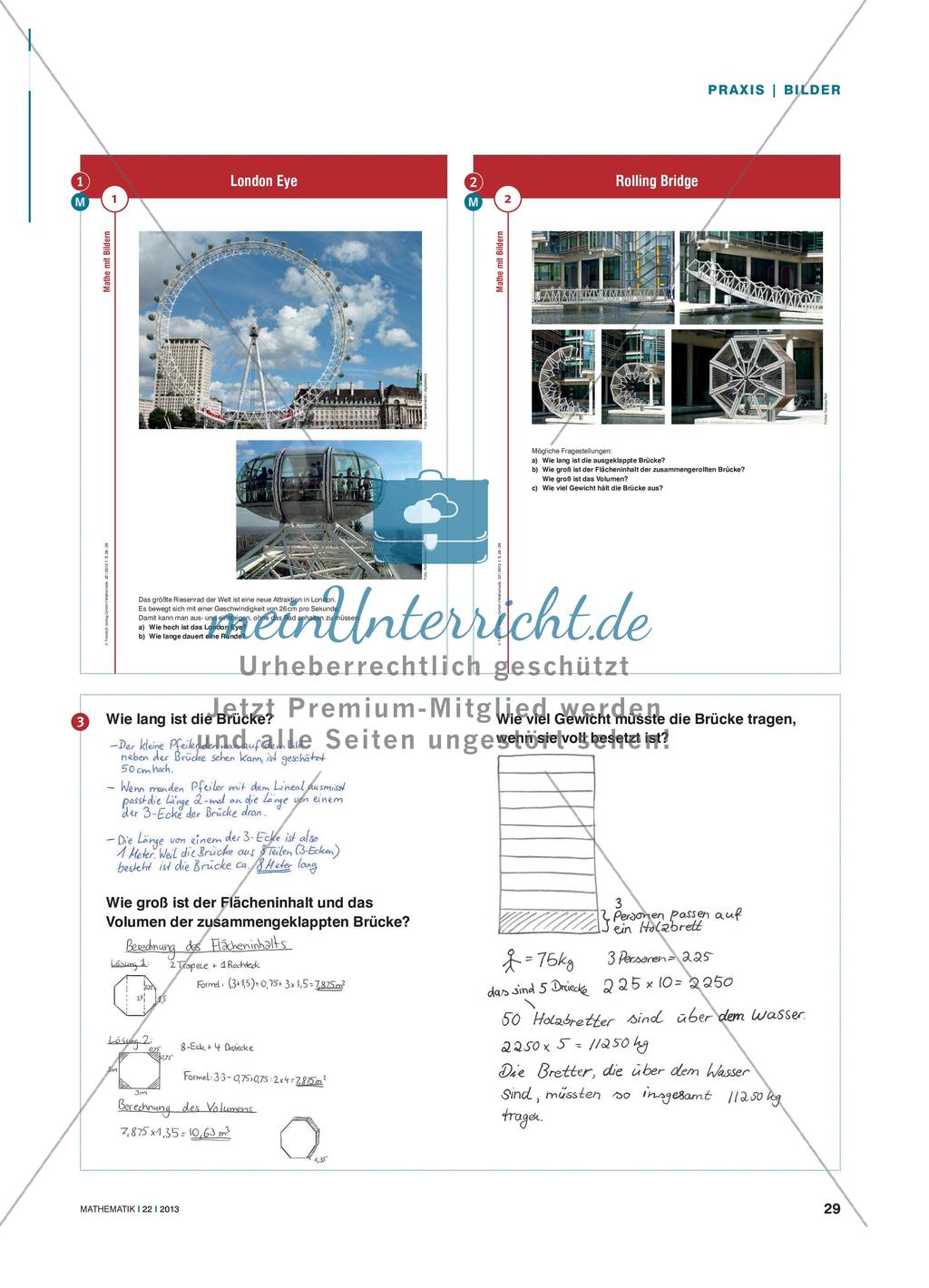 Greetings from London - Bilder als Ausgangspunkt für mathematische Aktivitäten Preview 2