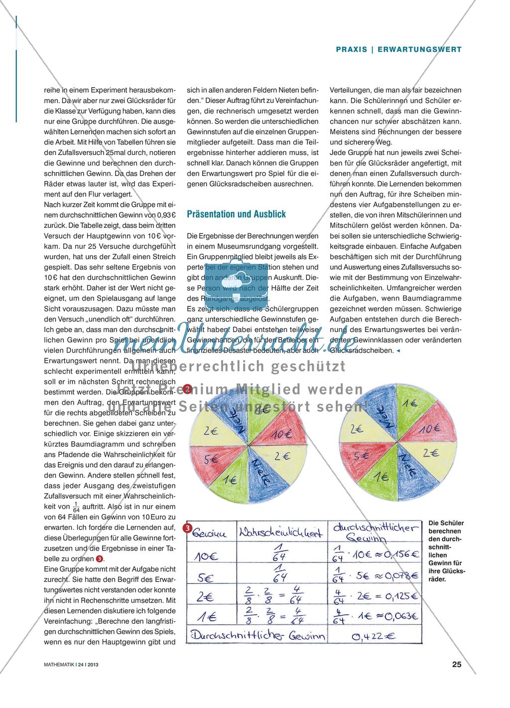 Fair oder Abzocke? - Berechnung des Erwartungswertes Preview 2