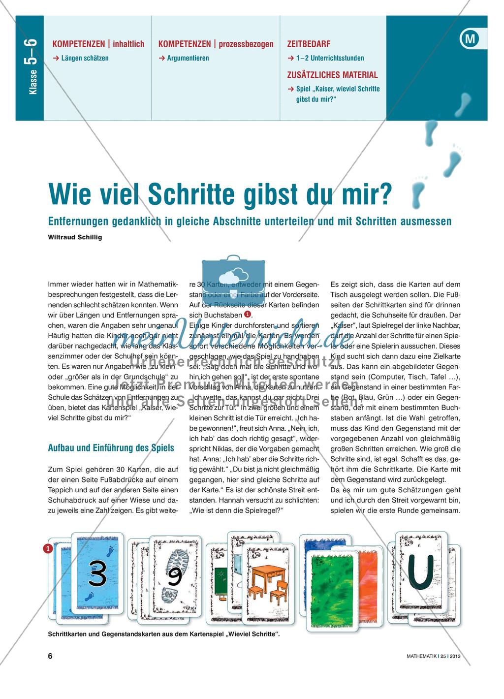Lernspiel zum Schätzen von Längen Preview 1