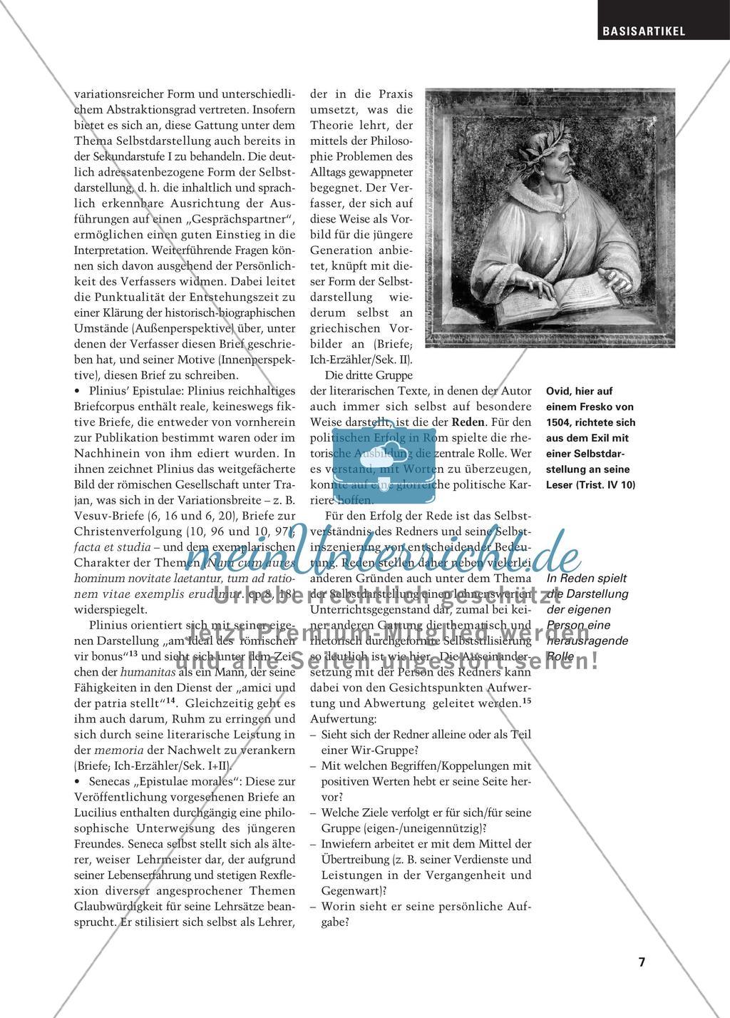 Selbstdarstellungen in der Literatur der Antike Preview 6