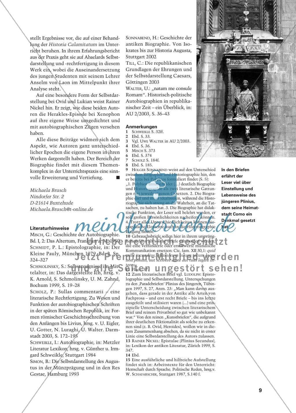 Selbstdarstellungen in der Literatur der Antike Preview 8