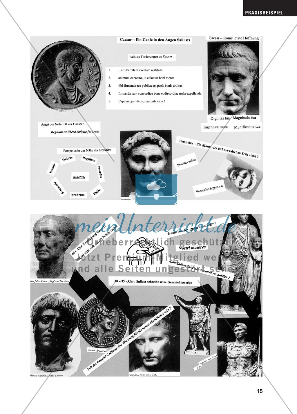 Die Selbstdarstellung Sallusts als Ausgangspunkt der Sallust-Lektüre Preview 5