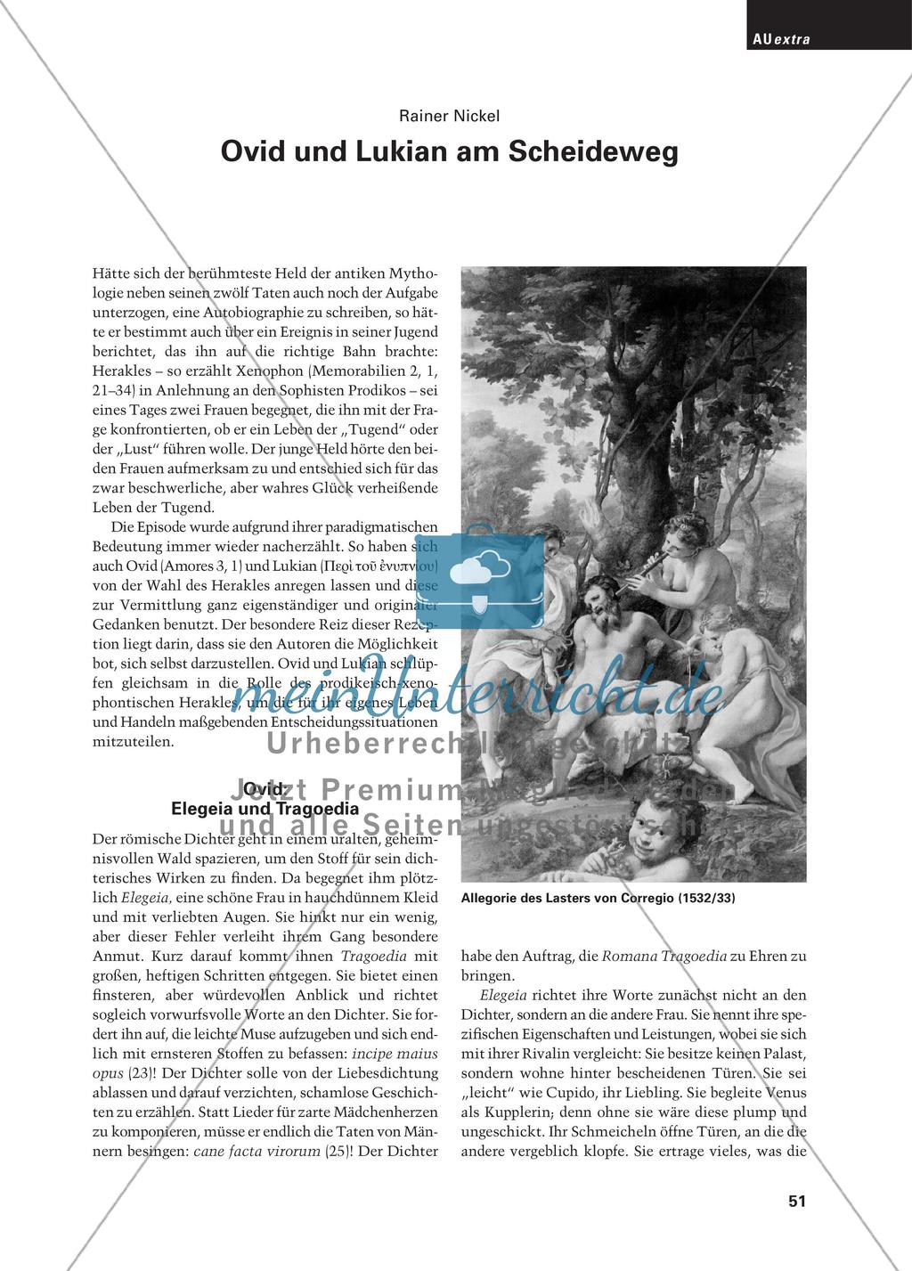 Selbstdarstellung: Ovid und Lukian am Scheideweg Preview 1