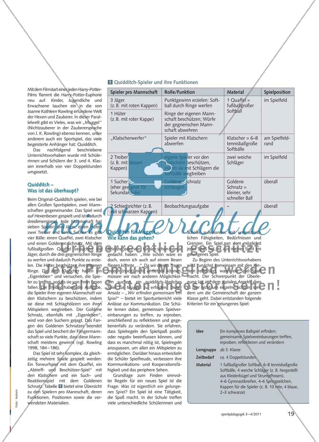 Quidditch für Muggel Preview 2
