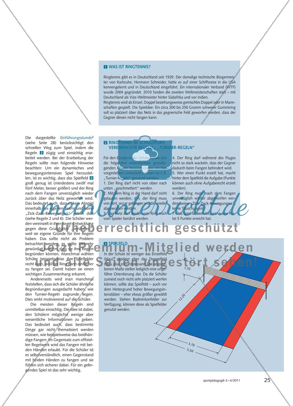 Ringtennis – Spielen von Anfang an Preview 2