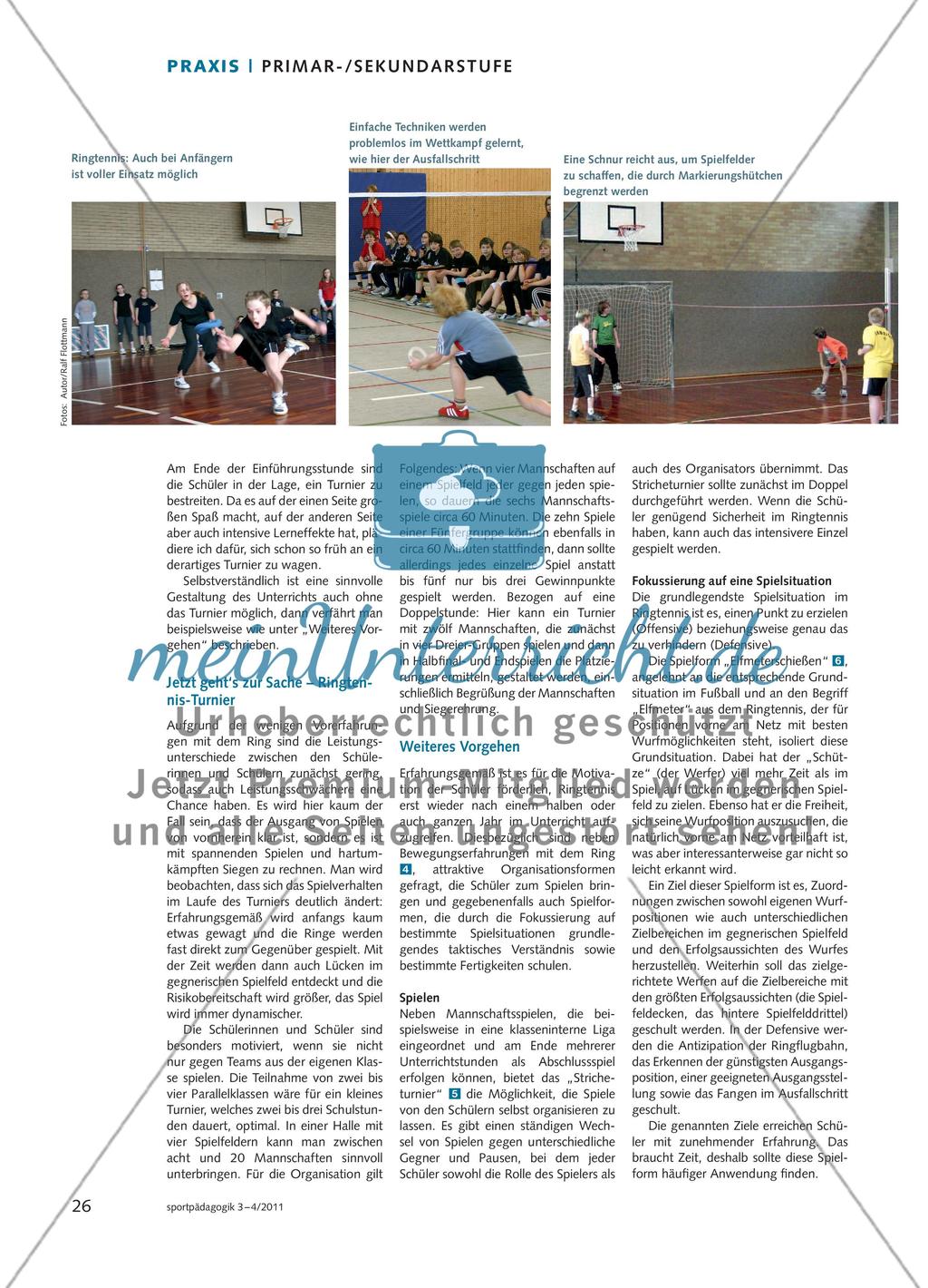 Ringtennis – Spielen von Anfang an Preview 3