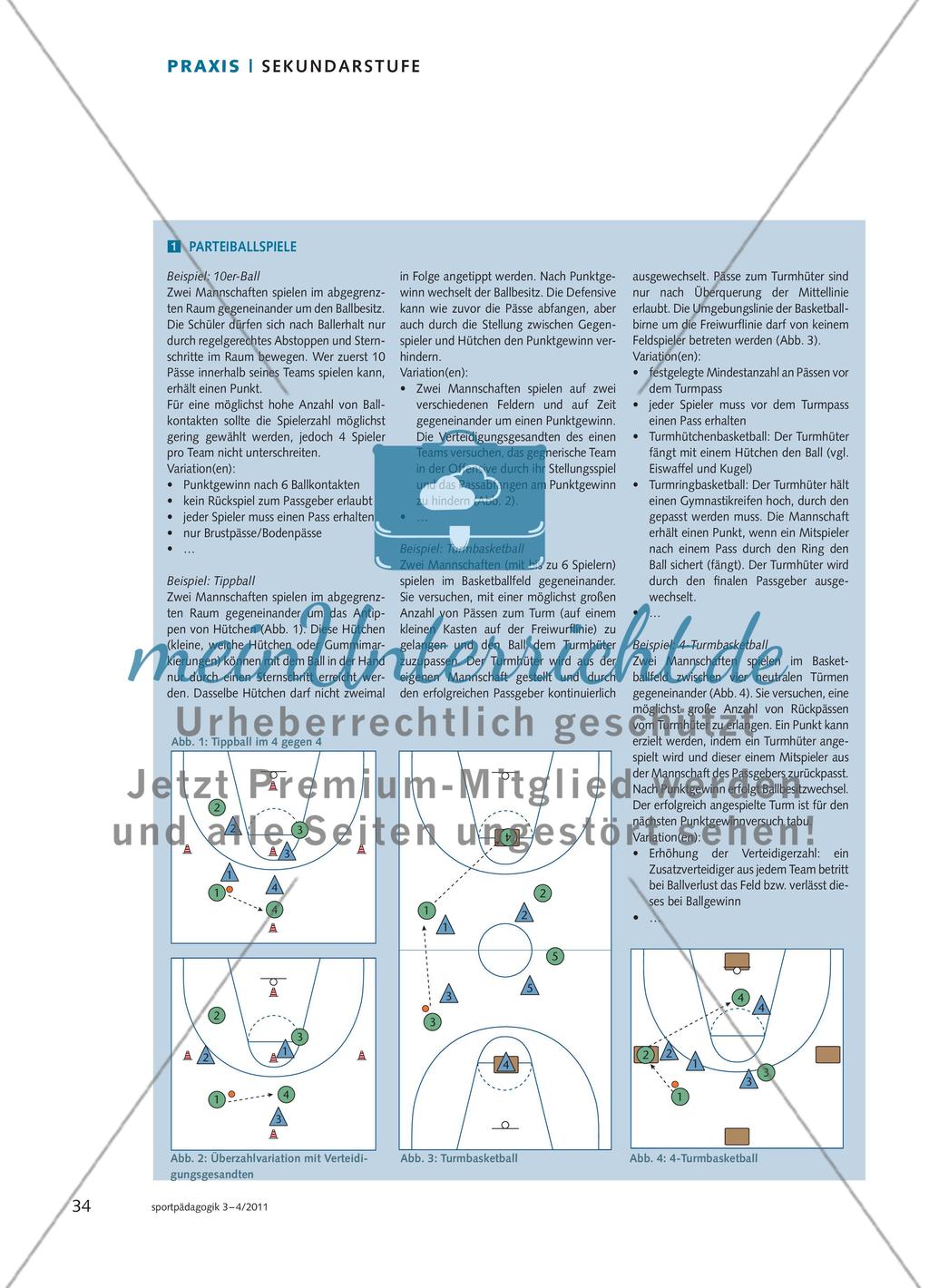 Mit dem Basketball spielen – spielend zum Basketballspiel Preview 3