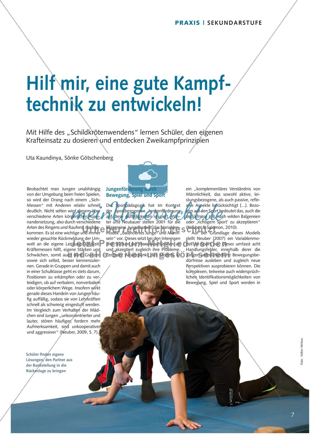 Hilf mir, eine gute Kampftechnik zu entwickeln! Preview 1