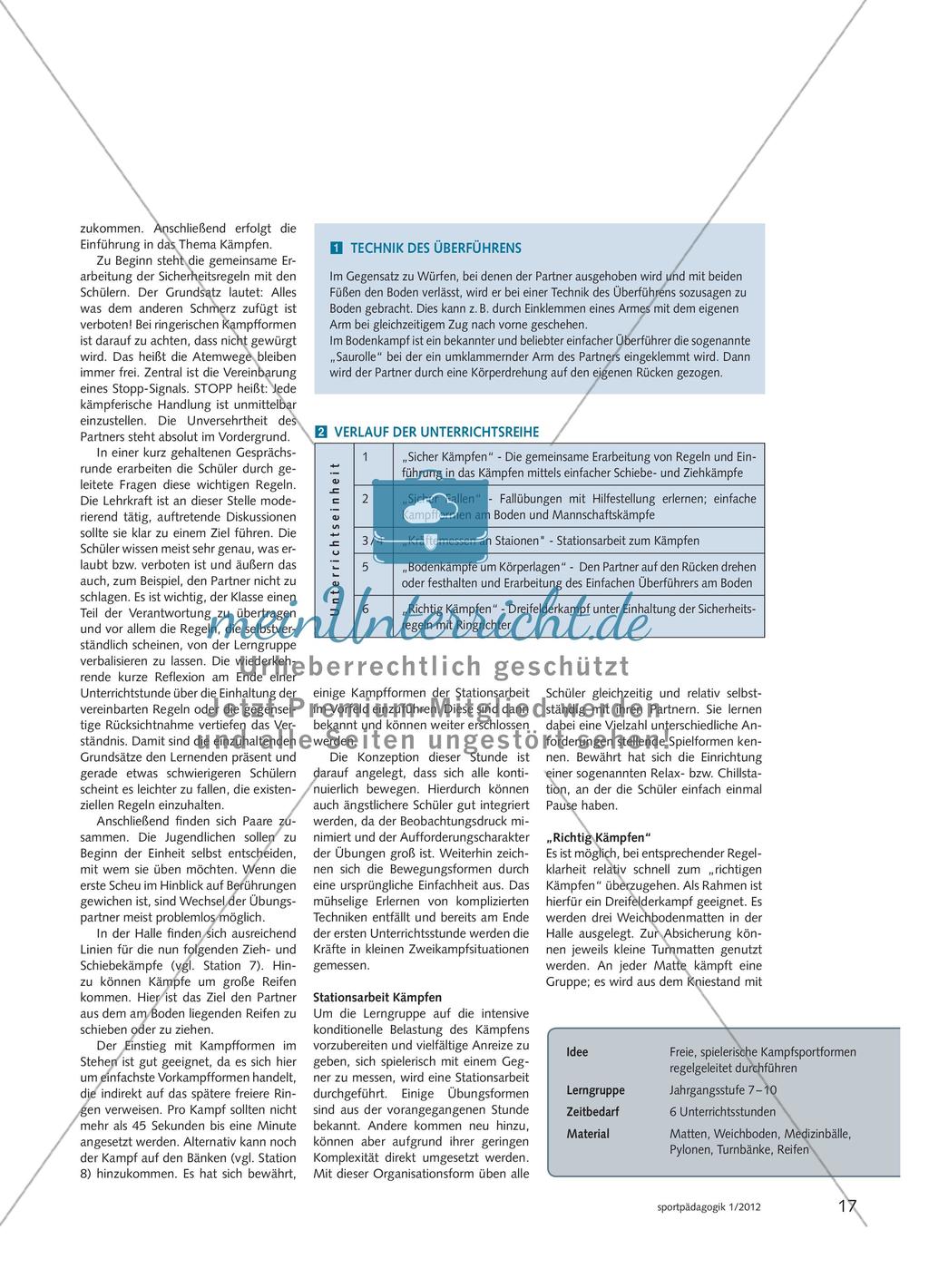 Kämpfen in der Hauptschule Preview 2