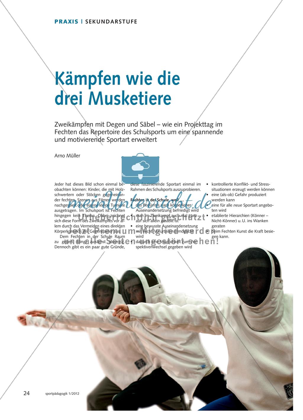 Kämpfen wie die drei Musketiere Preview 1