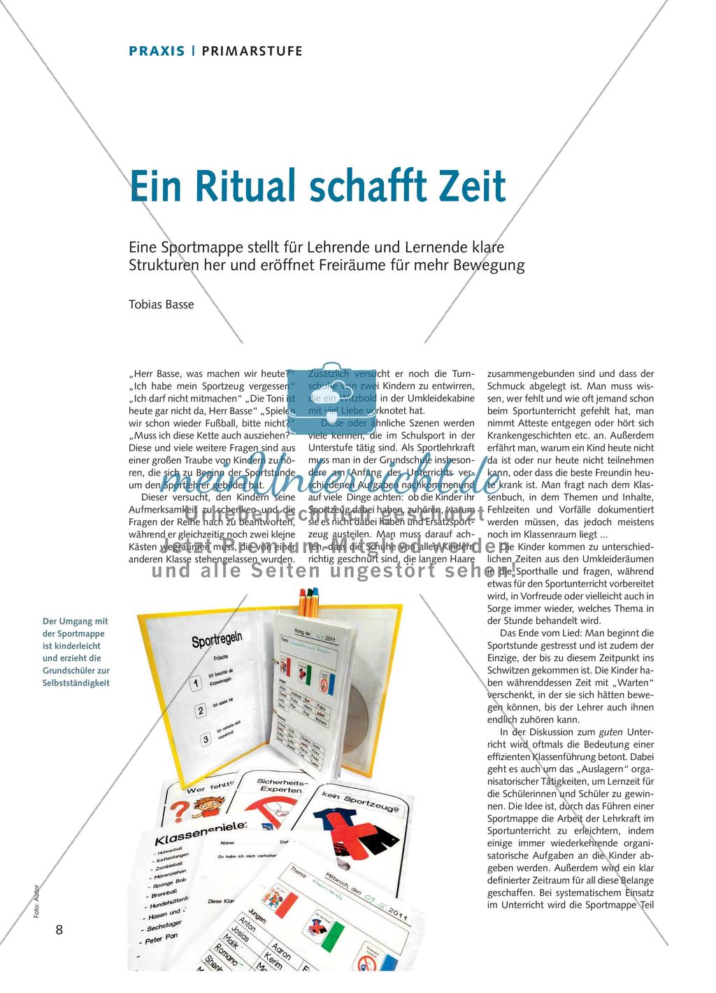 Ein Ritual schafft Zeit Preview 1
