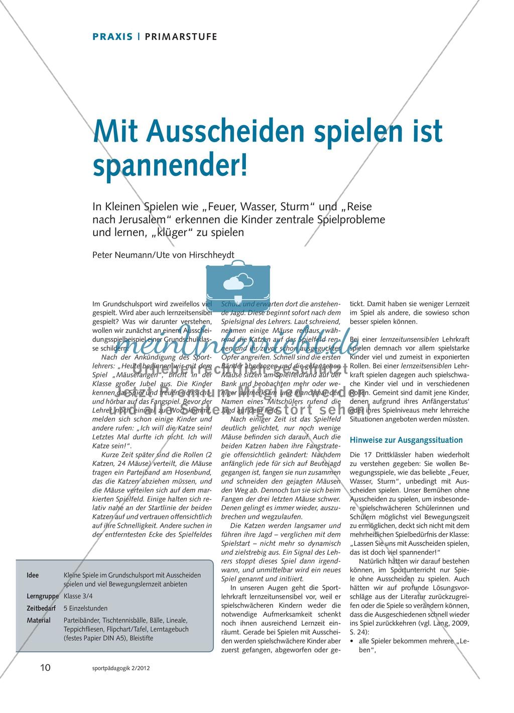 Mit Ausscheiden spielen ist spannender! Preview 1