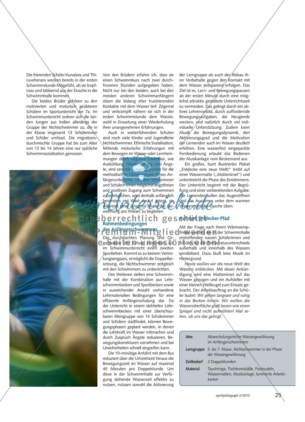 Anfängerschwimmen in Bewegung Preview 2