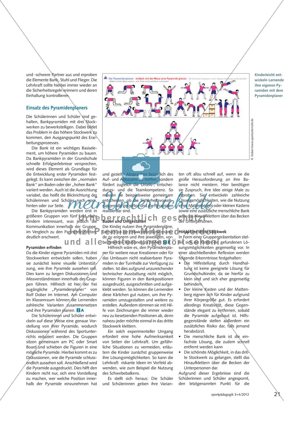 Hinauf ins dritte Stockwerk: Bauen einer Menschenpyramide Preview 3