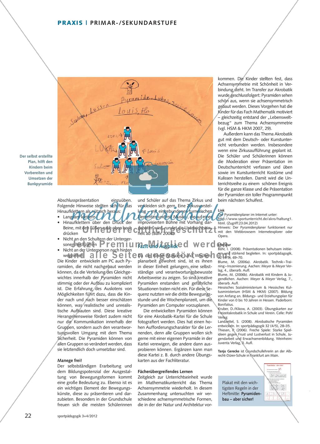 Hinauf ins dritte Stockwerk: Bauen einer Menschenpyramide Preview 4