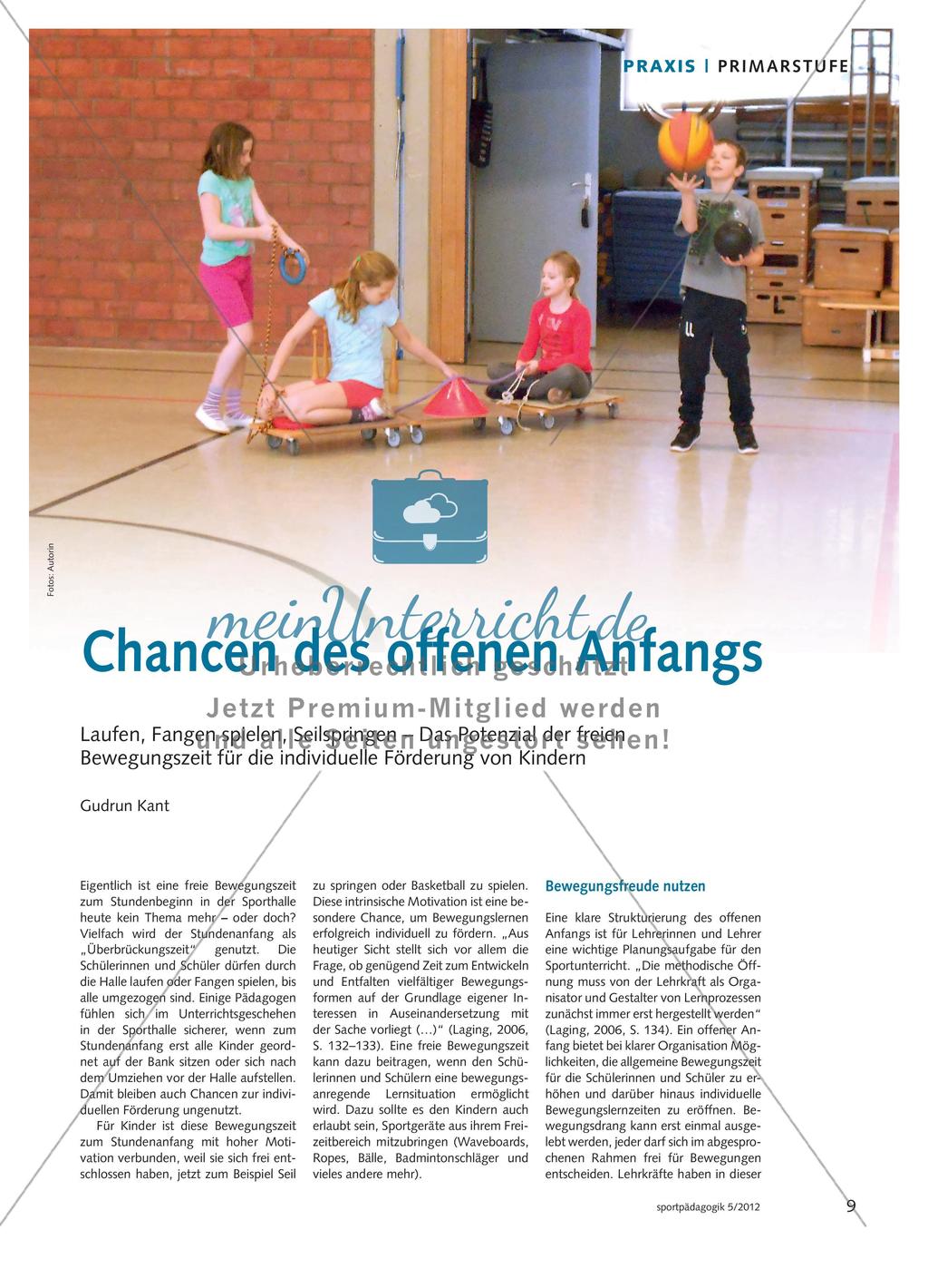 Chancen des offenen Anfangs Preview 1